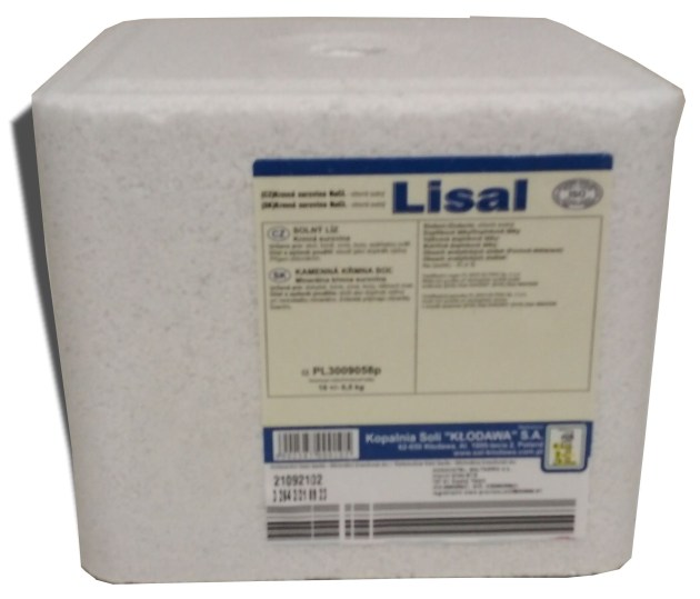 Soln&yacute; liz Lisal (10 kg) kostka